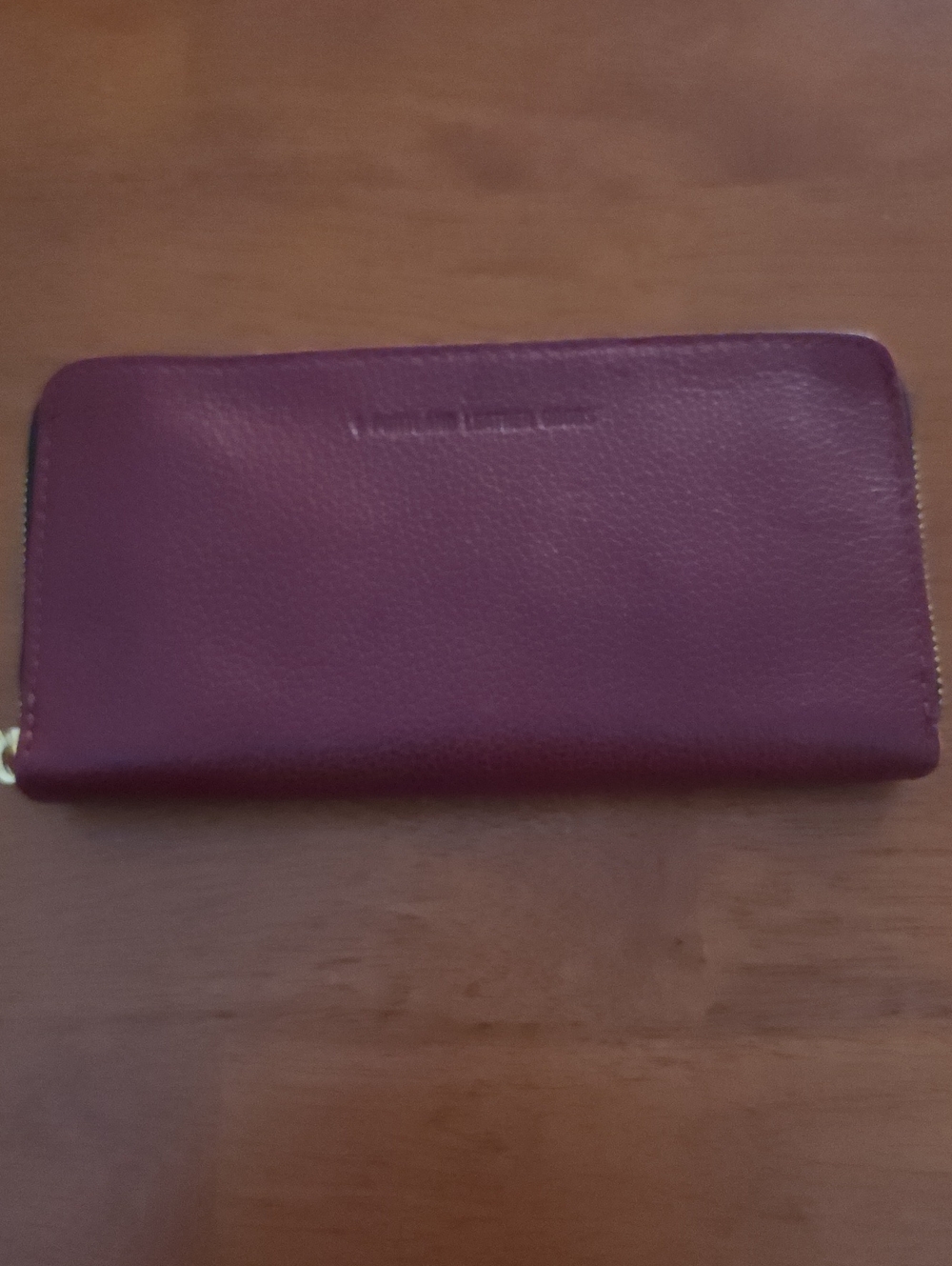 Portland Leather Goods Large Accordion Zip Wallet - Chili Red
